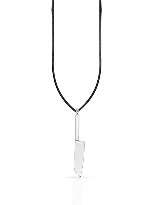 Kochmesser-Anhänger aus Silber aus 925er Sterlingsilber – Oya Silver