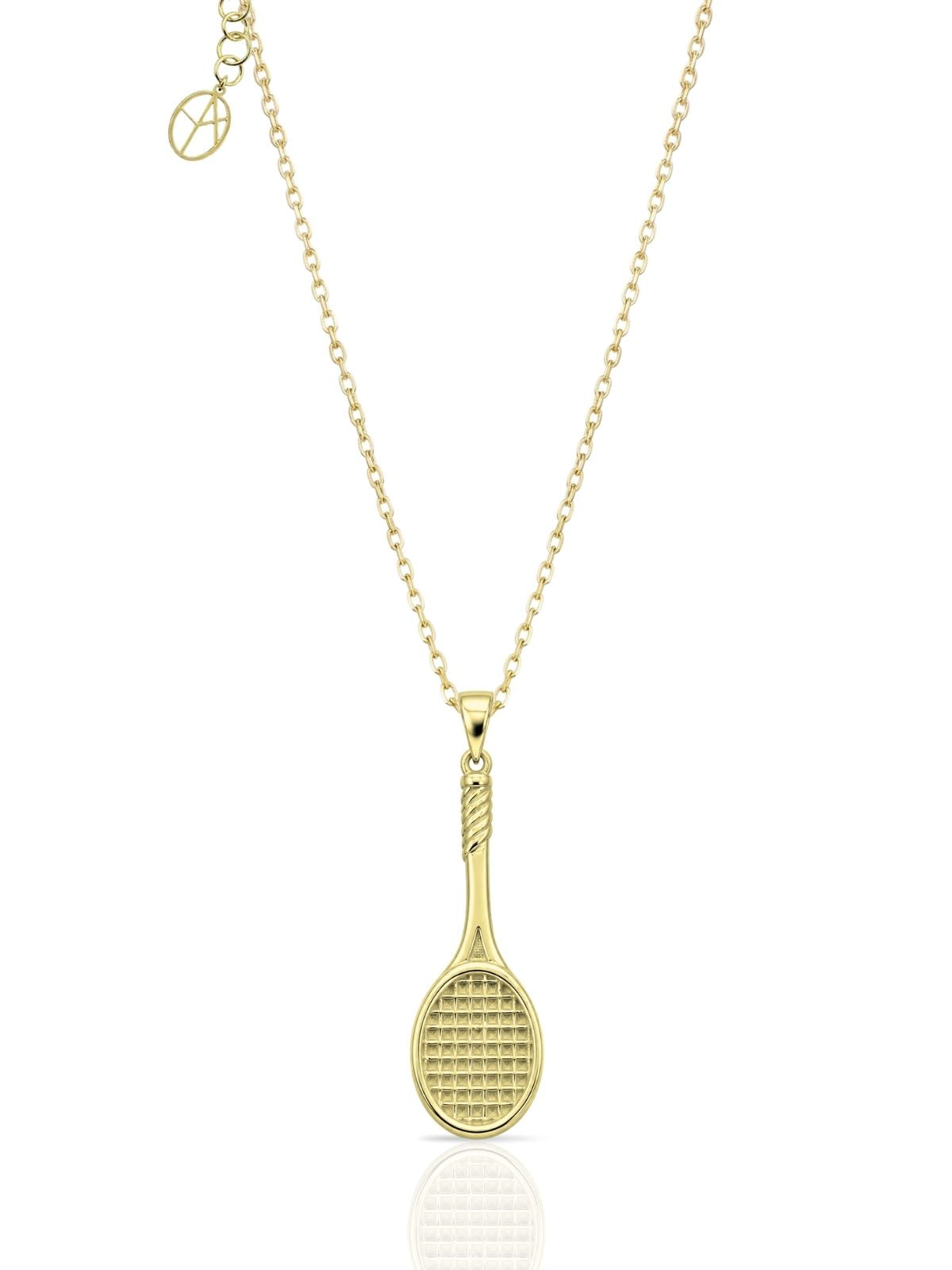 Tennisschläger-Halskette aus 925 Silber – Oya Silver – Ansicht 7