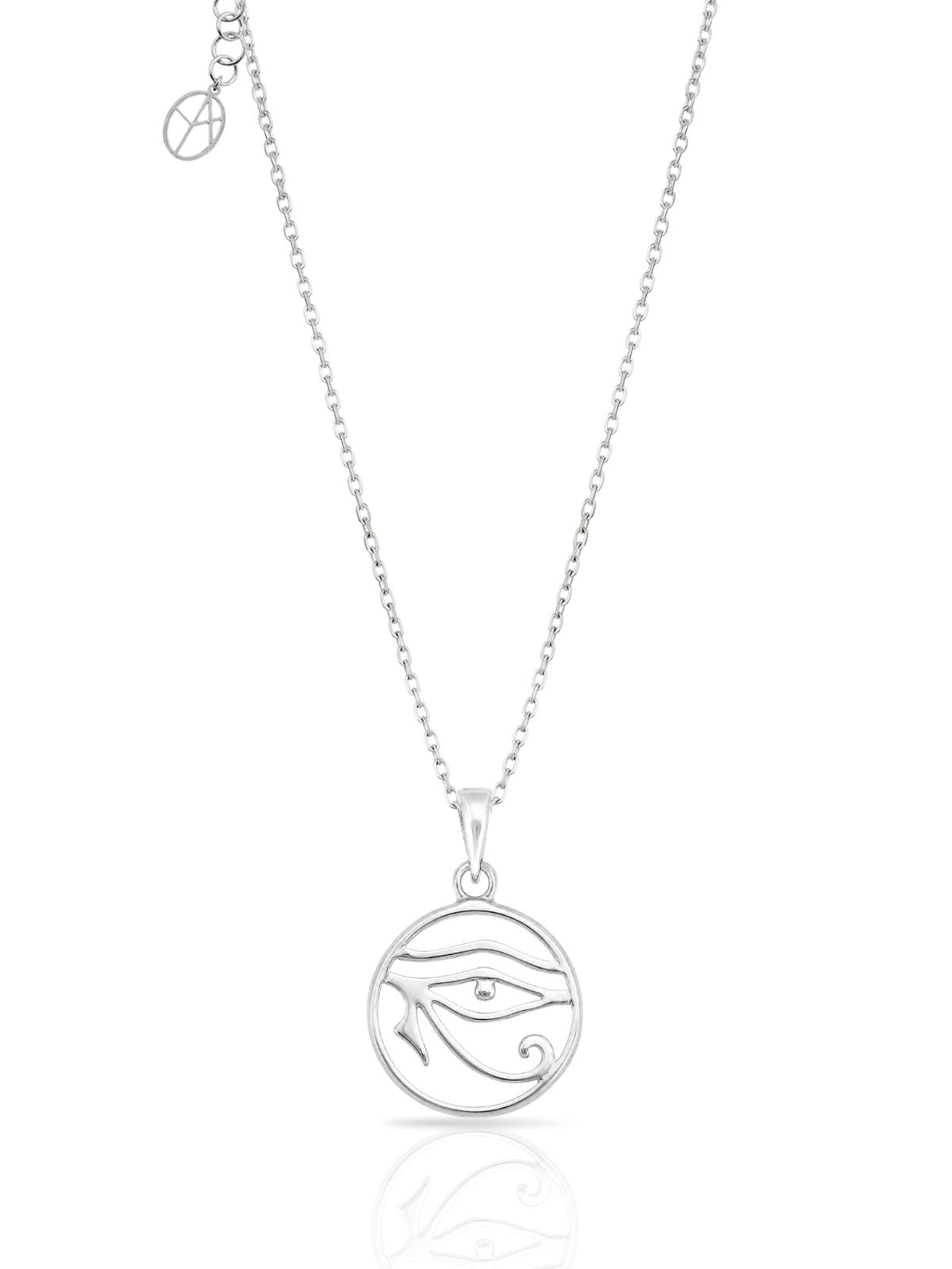 Auge-des-Ra-Halskette aus Silber aus 925er Sterlingsilber – Oya Silver – Ansicht 4