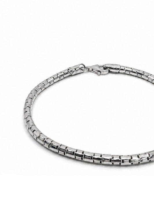 Popcorn-Kettenarmband aus Silber aus 925er Sterlingsilber – Oya Silver